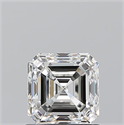 Diamante Natural 1.01 quilates, Asscher , Color H, claridad VS1 y certificado GIA