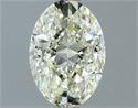 Diamante Natural 1.30 quilates, Ovalado , Color K, claridad VVS1 y certificado IGI