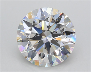 Picture of Lab Grown Diamond 4.02 Carats, Round with Excellent Cut, F Color, VS1 Clarity and Certified by GIA