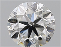 Diamante Natural 0.70 quilates, Redondo , Color H, claridad SI1 y certificado GIA