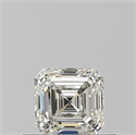 Diamante Natural 0.52 quilates, Asscher , Color J, claridad VVS1 y certificado GIA
