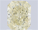 Natural Diamond 1.12 Carats, Radiant with  Cut, M Color, VS2 Clarity and Certified by GIA