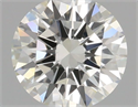Natural Diamond 0.41 Carats, Round with Excellent Cut, I Color, VVS2 Clarity and Certified by GIA