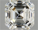 Natural Diamond 1.52 Carats, Asscher with  Cut, J Color, SI1 Clarity and Certified by GIA