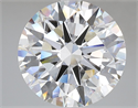 Lab Grown Diamond 7.05 Carats, Round with Excellent Cut, F Color, VVS2 Clarity and Certified by IGI