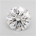 Lab Grown Diamond 1.03 Carats, Round with Ideal Cut, D Color, VVS2 Clarity and Certified by IGI