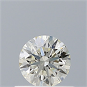 Natural Diamond 0.40 Carats, Round with Excellent Cut, L Color, IF Clarity and Certified by GIA