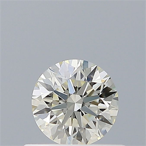 Picture of Natural Diamond 0.40 Carats, Round with Excellent Cut, L Color, IF Clarity and Certified by GIA