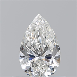 Picture of Natural Diamond 0.50 Carats, Pear with  Cut, G Color, VVS2 Clarity and Certified by GIA