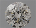 Natural Diamond 0.90 Carats, Round with Very Good Cut, I Color, VVS2 Clarity and Certified by GIA
