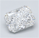 Diamante Natural 3.01 quilates, Radiante , Color F, claridad VVS1 y certificado GIA