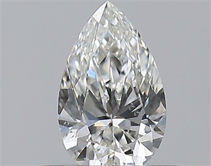 Picture of Natural Diamond 0.40 Carats, Pear with  Cut, G Color, SI1 Clarity and Certified by GIA
