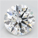 Lab Grown Diamond 2.17 Carats, Round with Excellent Cut, D Color, VVS1 Clarity and Certified by GIA