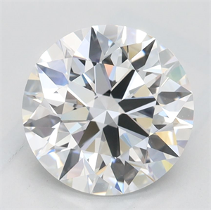 Picture of Lab Grown Diamond 2.17 Carats, Round with Excellent Cut, D Color, VVS1 Clarity and Certified by GIA