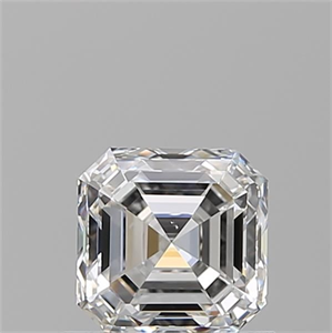 Foto Diamante Natural 0.91 quilates, Asscher , Color E, claridad SI1 y certificado GIA de