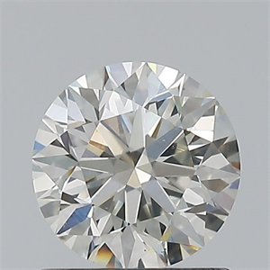 Picture of Natural Diamond 0.80 Carats, Round with Excellent Cut, I Color, SI1 Clarity and Certified by GIA