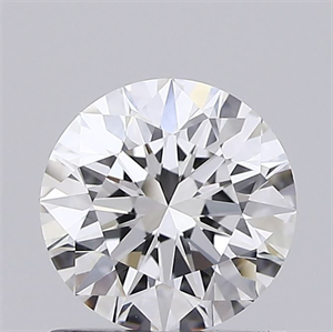 Picture of Lab Grown Diamond 1.03 Carats, Round with Excellent Cut, D Color, VVS2 Clarity and Certified by IGI