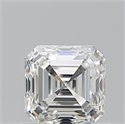 Natural Diamond 1.01 Carats, Asscher with  Cut, I Color, VVS1 Clarity and Certified by GIA