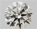 Natural Diamond 0.70 Carats, Round with Excellent Cut, J Color, SI1 Clarity and Certified by GIA