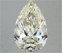 Natural Diamond 2.71 Carats, Pear with  Cut, J Color, VS1 Clarity and Certified by IGI