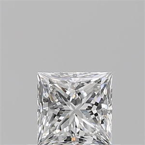 Foto Diamante Natural 0.53 quilates, Princesa , Color E, claridad VVS2 y certificado GIA de