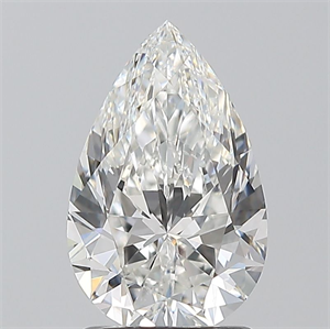 Foto Diamante Natural 1.51 quilates, De pera , Color G, claridad VS2 y certificado GIA de