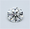 Diamante Natural 0.55 quilates, Redondo , Color I, claridad VS1 y certificado GIA
