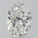 Natural Diamond 1.01 Carats, Oval with  Cut, F Color, VS2 Clarity and Certified by GIA