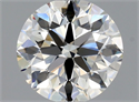 Natural Diamond 0.76 Carats, Round with Excellent Cut, K Color, VVS1 Clarity and Certified by GIA