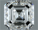 Natural Diamond 1.00 Carats, Asscher with  Cut, H Color, VS2 Clarity and Certified by IGI