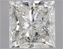 Diamante Natural 1.53 quilates, Princesa , Color K, claridad I2 y certificado GIA