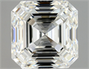 Natural Diamond 1.73 Carats, Asscher with  Cut, I Color, VVS2 Clarity and Certified by GIA