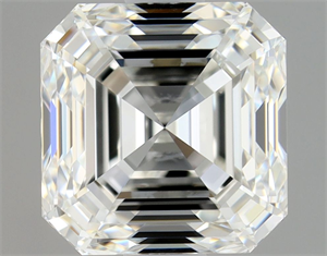 Picture of Natural Diamond 1.73 Carats, Asscher with  Cut, I Color, VVS2 Clarity and Certified by GIA
