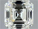 Natural Diamond 3.01 Carats, Asscher with  Cut, I Color, VS1 Clarity and Certified by GIA