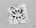 Diamante Natural 0.73 quilates, Princesa , Color G, claridad VVS2 y certificado GIA