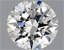 Diamante Natural 0.50 quilates, Redondo , Color I, claridad SI1 y certificado GIA