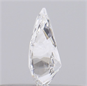 Natural Diamond 0.18 Carats, Pear with  Cut, D Color, SI1 Clarity and Certified by GIA