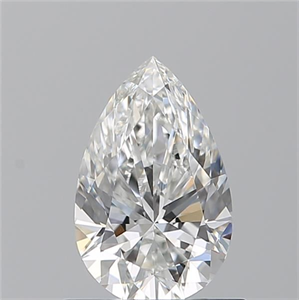 Picture of Natural Diamond 0.80 Carats, Pear with  Cut, F Color, VVS1 Clarity and Certified by GIA