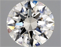 Natural Diamond 1.00 Carats, Round with Excellent Cut, J Color, VS1 Clarity and Certified by GIA