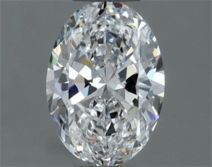 Picture of Natural Diamond 0.50 Carats, Oval with  Cut, D Color, SI1 Clarity and Certified by GIA