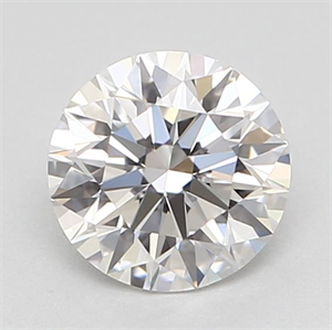 Picture of Natural Diamond 0.42 Carats, Round with Excellent Cut, F Color, VVS1 Clarity and Certified by GIA