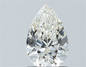 Picture of Natural Diamond 1.01 Carats, Pear with  Cut, I Color, SI1 Clarity and Certified by GIA