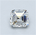 Natural Diamond 2.01 Carats, Asscher with  Cut, G Color, VS1 Clarity and Certified by GIA