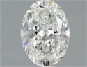 Natural Diamond 0.96 Carats, Oval with  Cut, G Color, SI2 Clarity and Certified by GIA