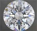 Natural Diamond 3.30 Carats, Round with Excellent Cut, G Color, VVS2 Clarity and Certified by GIA