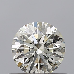 Picture of Natural Diamond 0.42 Carats, Round with Excellent Cut, J Color, VVS2 Clarity and Certified by IGI