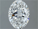Diamante Natural 1.00 quilates, Ovalado , Color F, claridad SI2 y certificado GIA