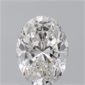 Natural Diamond 1.50 Carats, Oval with  Cut, F Color, SI2 Clarity and Certified by GIA