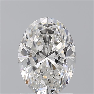 Picture of Natural Diamond 1.50 Carats, Oval with  Cut, F Color, SI2 Clarity and Certified by GIA