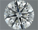 Natural Diamond 0.60 Carats, Round with Excellent Cut, H Color, VVS1 Clarity and Certified by IGI